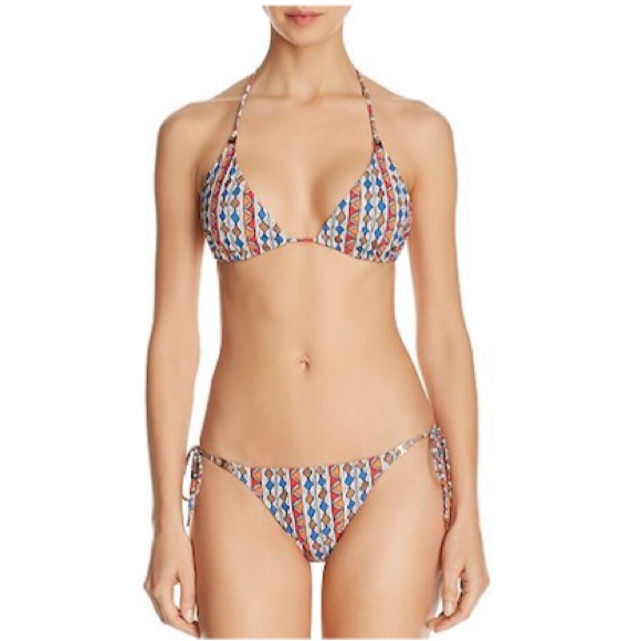 Tory Burch Gemini Link String Bikini Top & Bottom